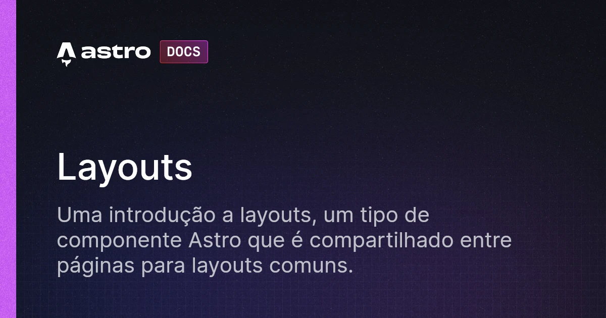 Layouts | Docs